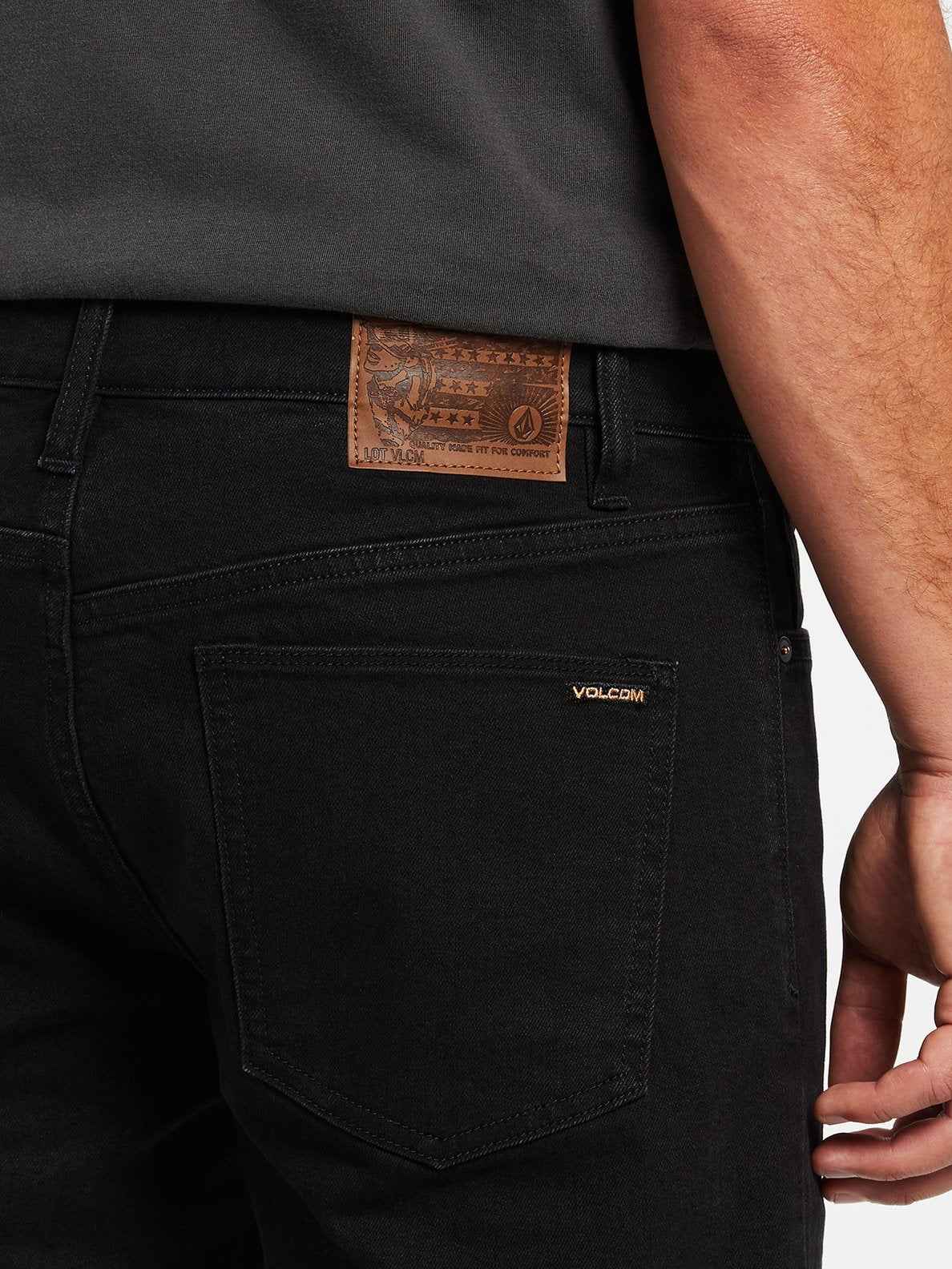 JEANS SLIM VOLCOM HOMME VORTA BLACK OUT