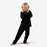 ENSEMBLE THERMIQUE JUNIOR MILK FLEECE NOIR - DM2 SHOP