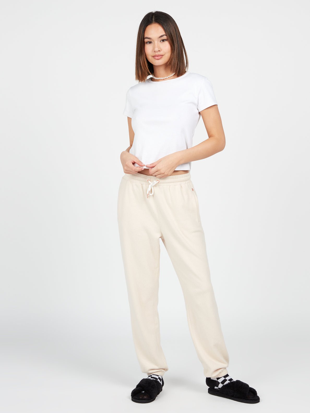 VOLCOM PANTALON FEMME EN POLAIRE LIL PANT - SAND - DM2 SHOP