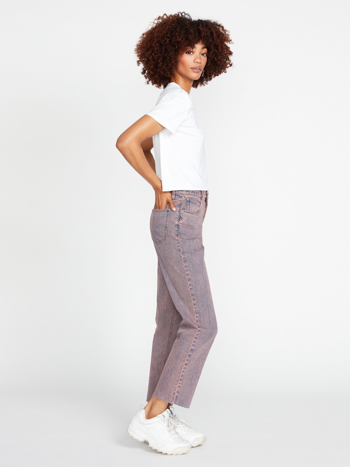 VOLCOM JEANS FEMME STONED STRAIGHT CORAL - DM2 SHOP