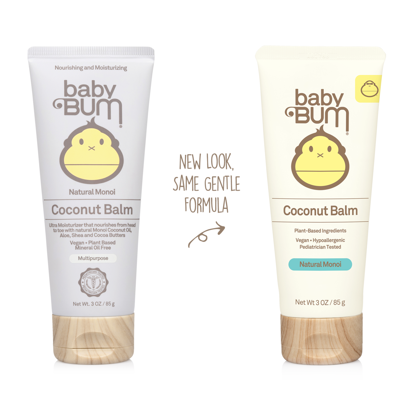 BABY BUM CRÈME HYDRATANTE AU MONOÏ & NOIX DE COCO