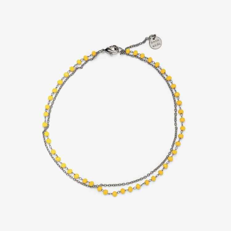 PURA VIDA // BRACELET CHEVILLE NEON ROSARY