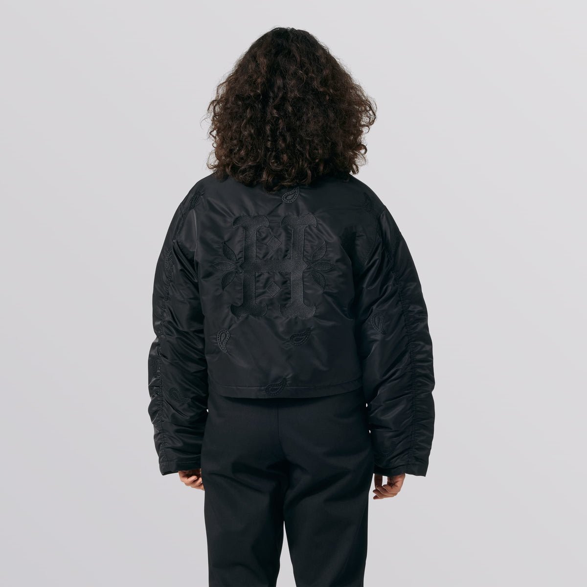 HUF BOMBER FEMME PAISLEY NOIR - DM2 SHOP