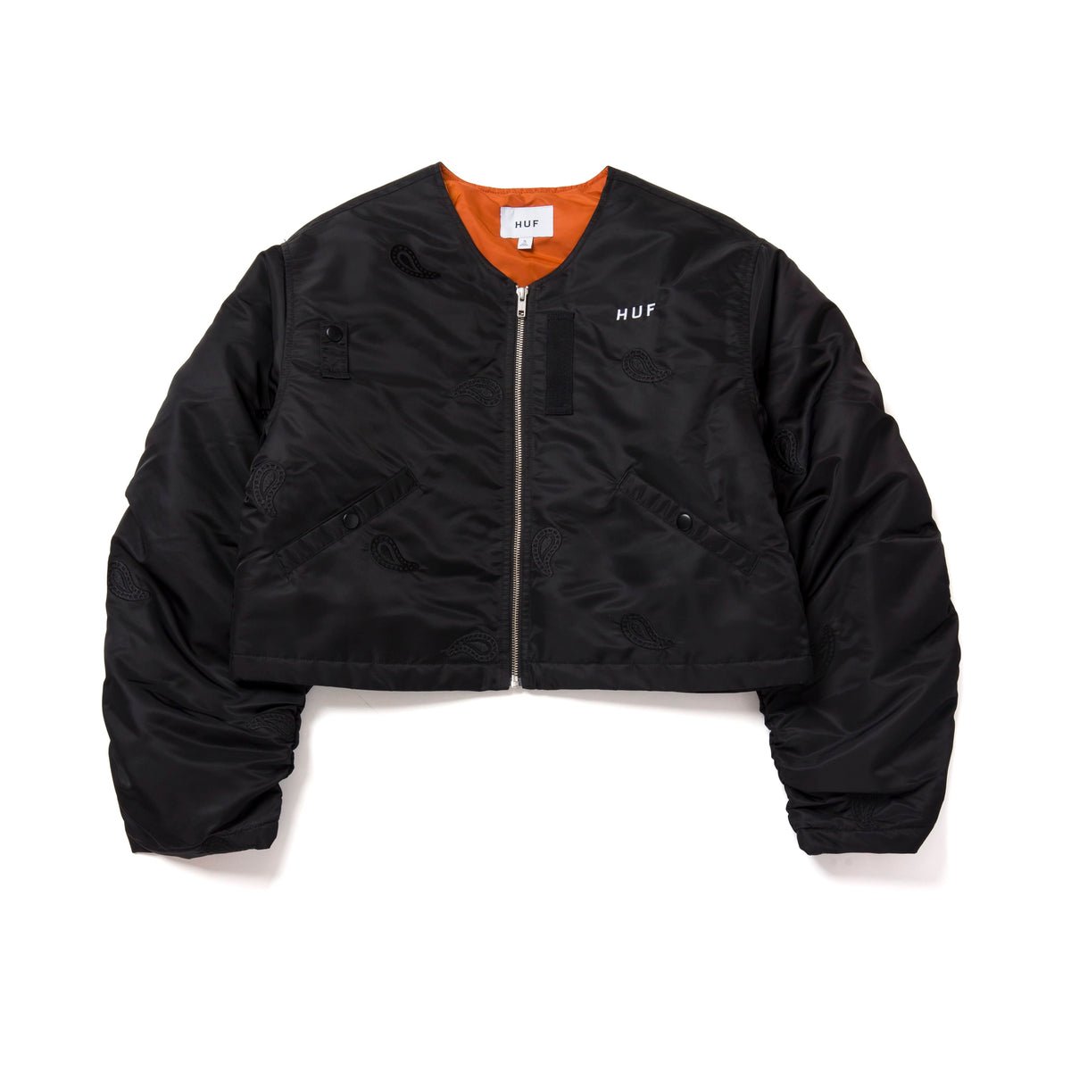 HUF BOMBER FEMME PAISLEY NOIR - DM2 SHOP