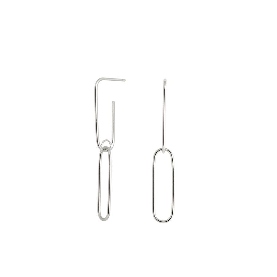 BOUCLE OREILLE PAPERCLIP ( 2 couleurs ) - DM2 SHOP