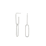 BOUCLE OREILLE PAPERCLIP ( 2 couleurs ) - DM2 SHOP