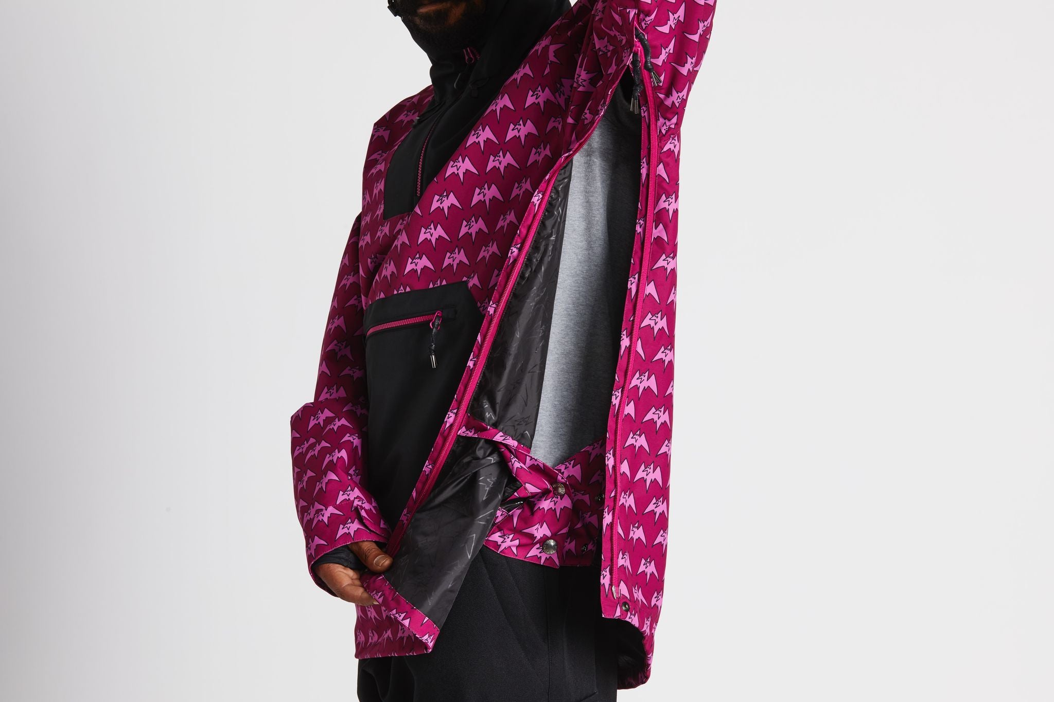 AIRBLASTER ANORAK UNISEXE FREEDOM - MAGENTA TERRY - DM2 SHOP