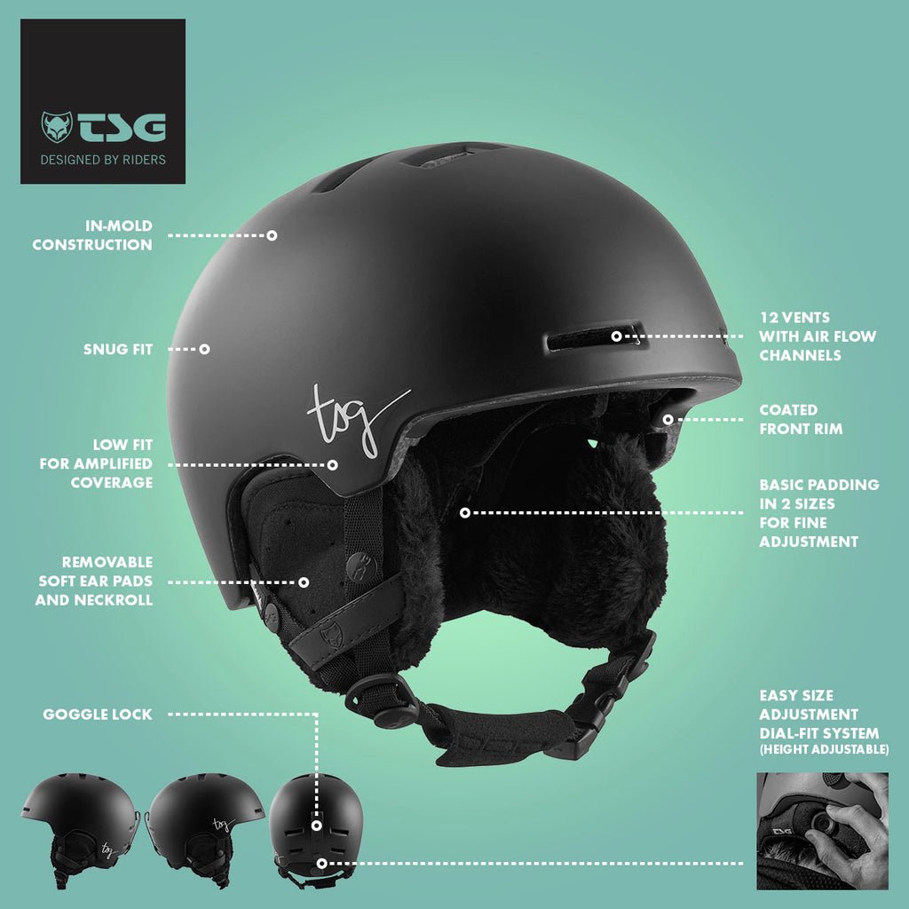 TSG CASQUE SKI/SNOW FEMME COSMA 2.0 NOIR - DM2 SHOP