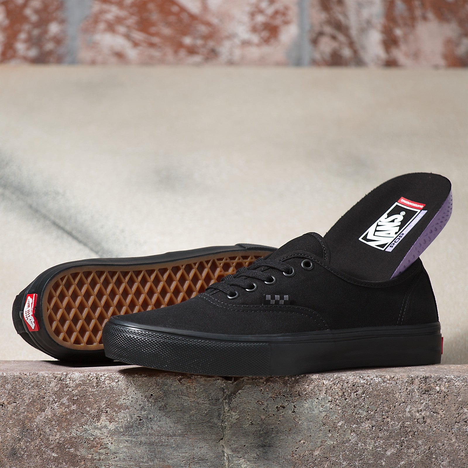 VANS CHAUSSURES AUTHENTIC SKATE ALL BLACK - DM2 SHOP