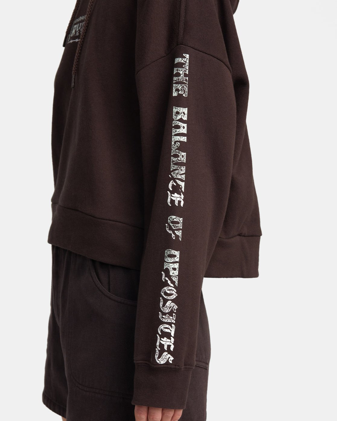 HOOD FEMME SPLITTER RVCA, JAVA - DM2 SHOP