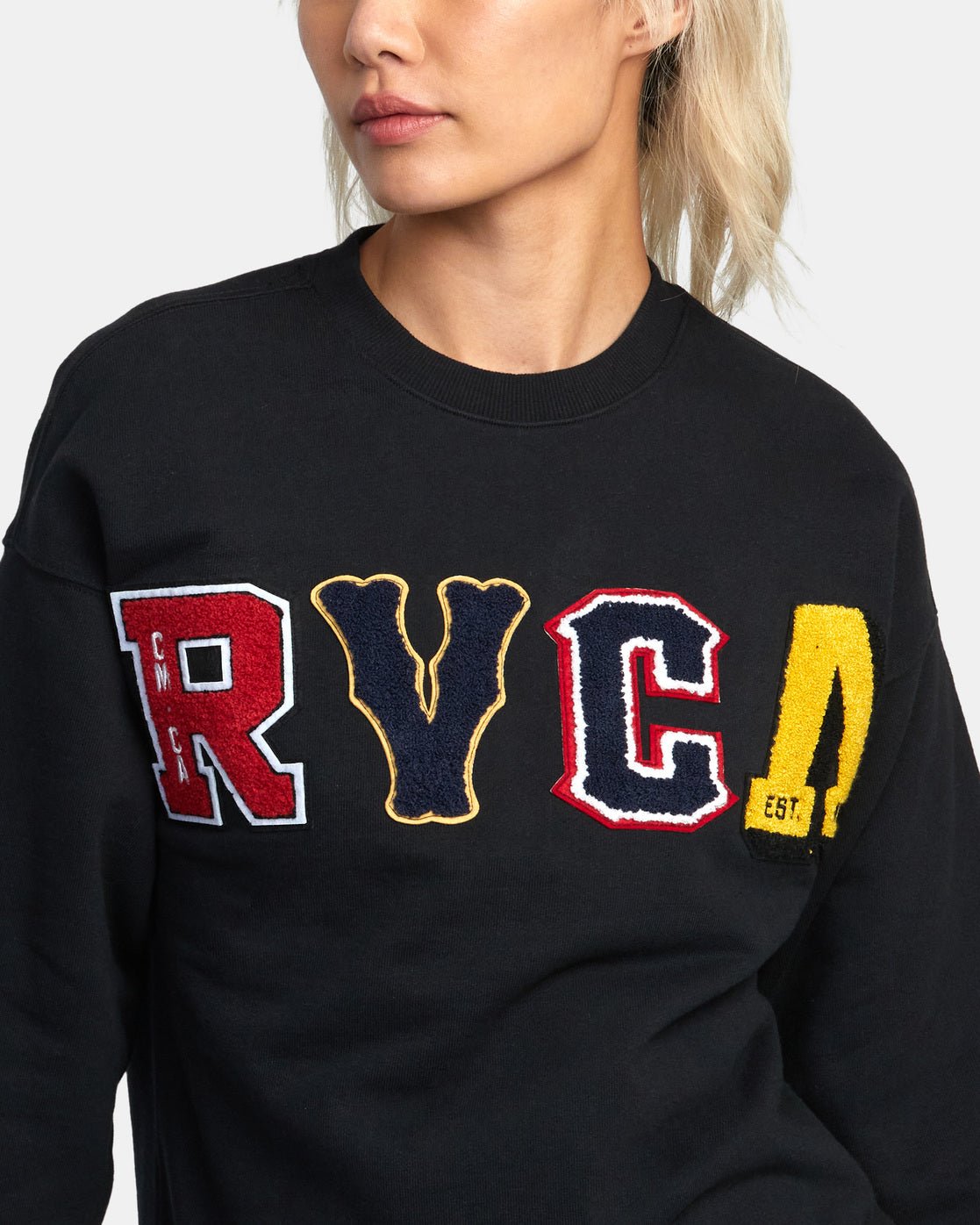 CREWNECK FEMME RVCA LETTERMAN - DM2 SHOP