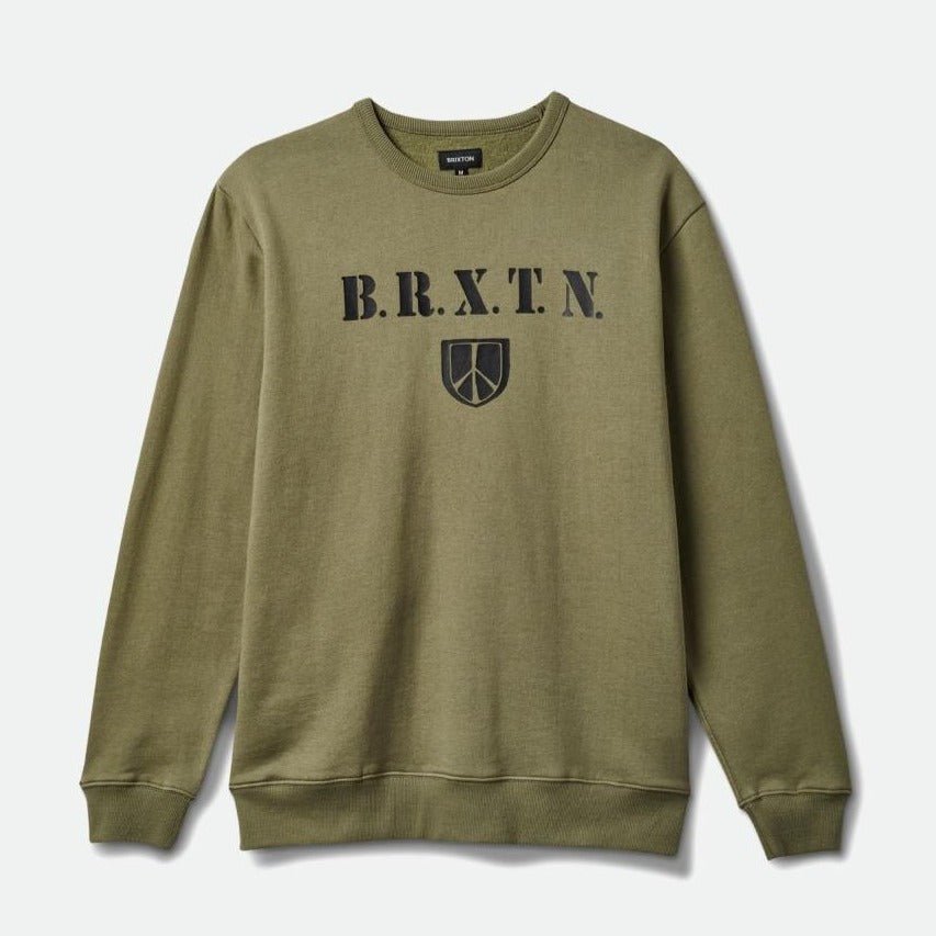 CREWNECK PEACE SHIELD HOMME BRIXTON - DM2 SHOP