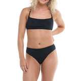 BAS DE BIKINI FEMME SOLID ABBY NOIR - DM2 SHOP