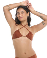 HAUT DE BIKINI FEMME KALI TRIANGLE MOCHA - DM2 SHOP