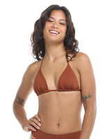HAUT DE BIKINI FEMME KALI TRIANGLE MOCHA - DM2 SHOP