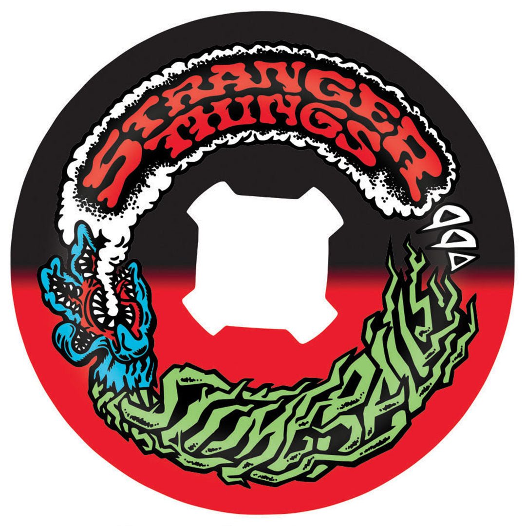 STRANGER THINGS X SANTA CRUZ VOMITS ROUGE BLK 99A 54MM - DM2 SHOP
