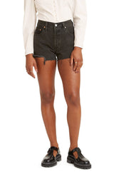 LEVI'S SHORT JEANS FEMME 501, LUNAR BLACK - DM2 SHOP